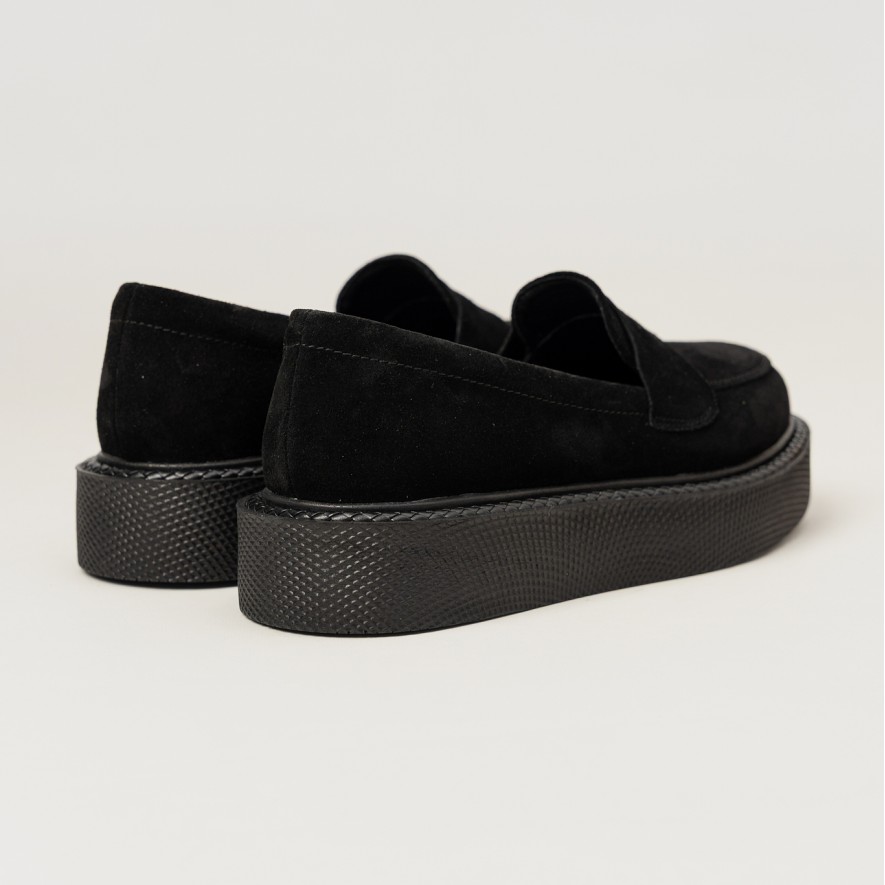    Mocasini - Dune - Velur Black